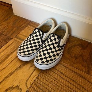Vans checkered slip on sneakers